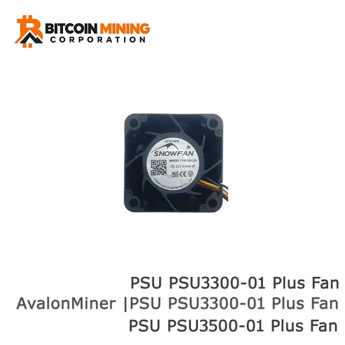 AVALONMINER POWER SUPPLY UNIT PSU3300 PSU3400 PSU3500-01 PLUS FAN