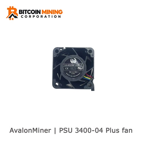 AVALONMINER POWER SUPPLY UNIT PSU3400-04 PLUS FAN HA4028M12S-Z