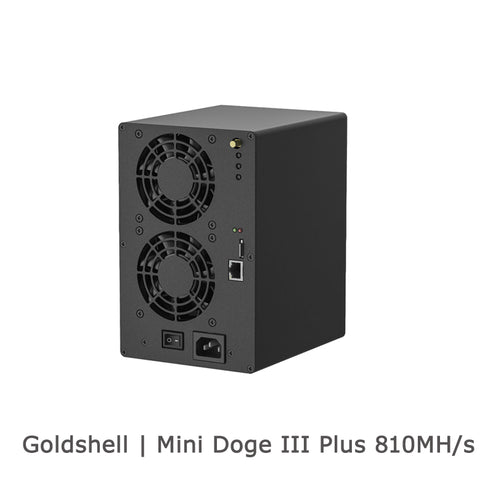 NEW GOLDSHELL MINI-DOGE III PLUS 810MH/S MINING DOGE LTC BEL SCRYPT ALGORITHM