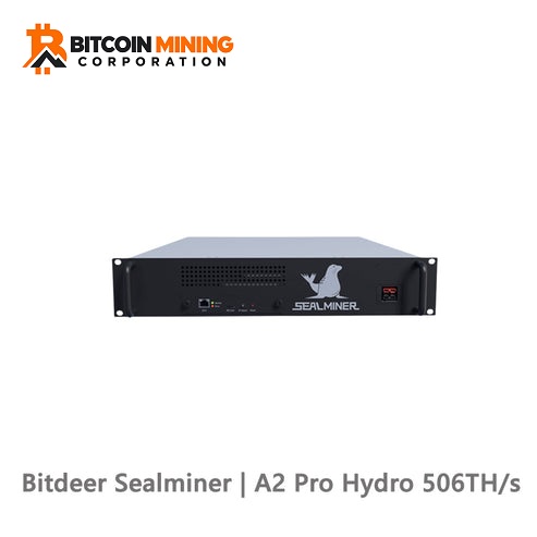 NEW BITDEER SEALMINER A2 PRO HYDRO 506T 504T 502T 500T MINER BTC BCH BSV SHA256
