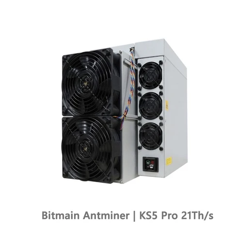 USED BITMAIN ANTMINER KS5 Pro 21TH/S KAS-KASPA KAS MINER KHEAVYHASH ALGORITHM