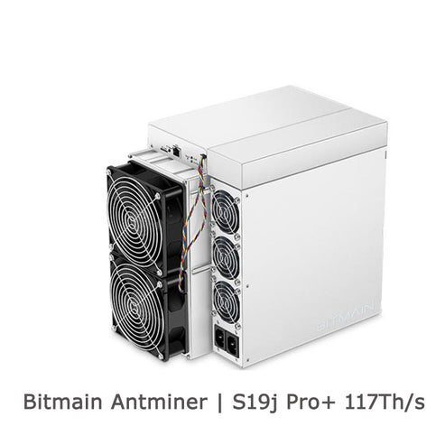 USED BITMAIN ANTMINER S19J PRO+ 120TH 117TH MINER BITCOIN SHA-256 ALGORITHM
