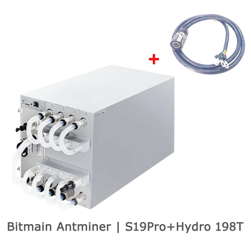 USED BITMAIN ANTMINER S19 PRO + HYDRO 198T HYDRO COOLING MINER BITCOIN SHA256