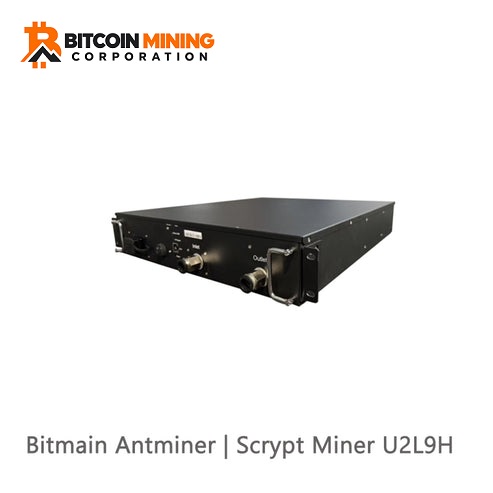 NEW BITMAIN ANTMINER U2L9H 27GH LTC DOGE BEL MINER SCRYPT HYDRO COOLING MINER