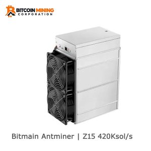 USED BITMAIN ANTMINER Z15 420K 320K 200K ZEC ZCASH MINER EQUIHASH