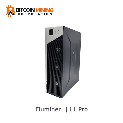 USED FLUMINER L1 PRO 6GH/S LTC DOGE BEL SCRYPT MINER 3U SHAPE