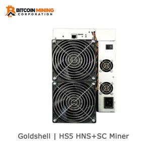 USED GOLDSHELL HS5 2.7TH HNS SC 5.3TH MINER BLAKE2B SHA3 ALGORITHM