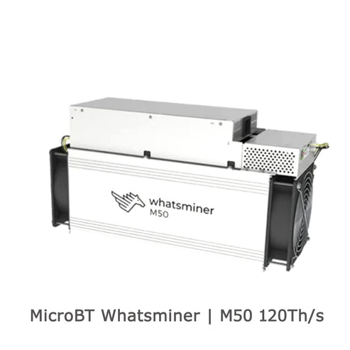 USED MICROBT WHATSMINER M50 124T 122T 120T 118T 114T 28J/T BITCOIN MINER