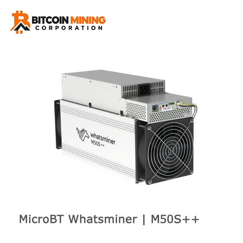 USED MICROBT WHATSMINER M50S++ 156TH 150TH BITCOIN MINER SHA256 MINER