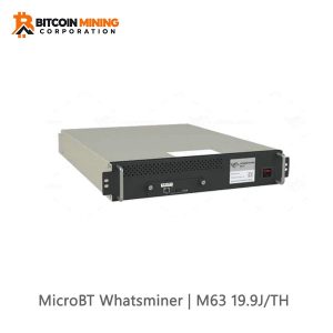 USED MICROBT WHATSMINER M63 338TH HYDRO COOLING MINER BITCOIN BCH