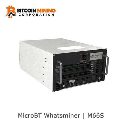 NEW MICROBT WHATSMINER M66S 292TH 294TH IMMERSION COOLING MINER BITCOIN BCH