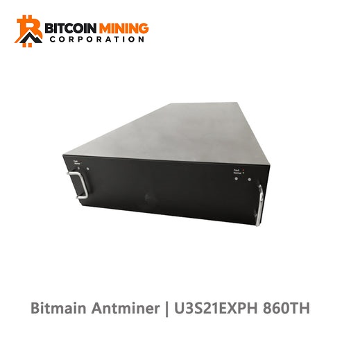 NEW BITMAIN ANTMINER U3S21EXPH 860TH HYDRO-COOLING MINER BTC SHA256