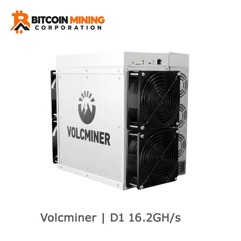 USED VOLCMINER D1 18.5GH 16.2GH AIR COOLING MINER LITE DOGE BEL SCRYPT ALGORITHM