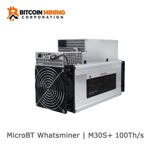 USED MICROBT WHATSMINER M30S+ 102T 100T MINER BITCOIN BCH SHA256