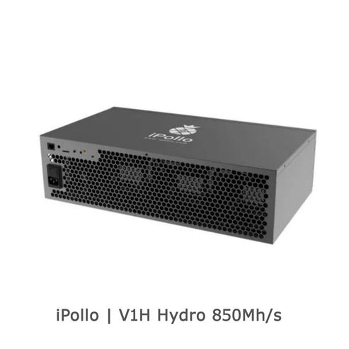 USED IPOLLO V1H 950MH/S 850MH/S HYDRO QUIET HOME MINER MINING ETC ETHW ETHF MINER ETCHASH ALGORITHM