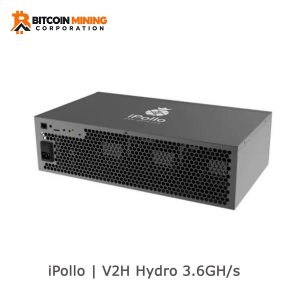 USED IPOLLO V2H 3.6GH HYDRO QUIET HOME MINER ETC ETHW ETHF ETCHASH