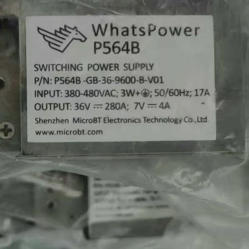 USED MICROBT WHATSMINER M33S++ M34S+ M53 M53S++ POWER SUPPLY UNIT P564B