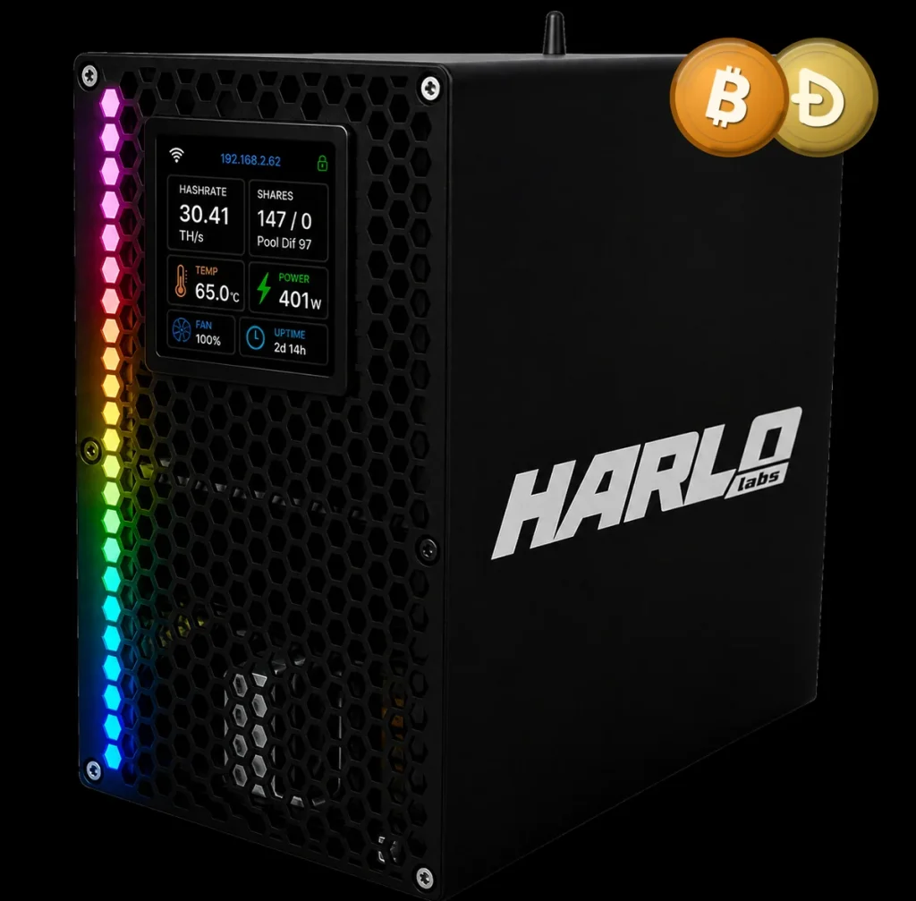 Harlo H15 Dual — Bitcoin + Dogecoin